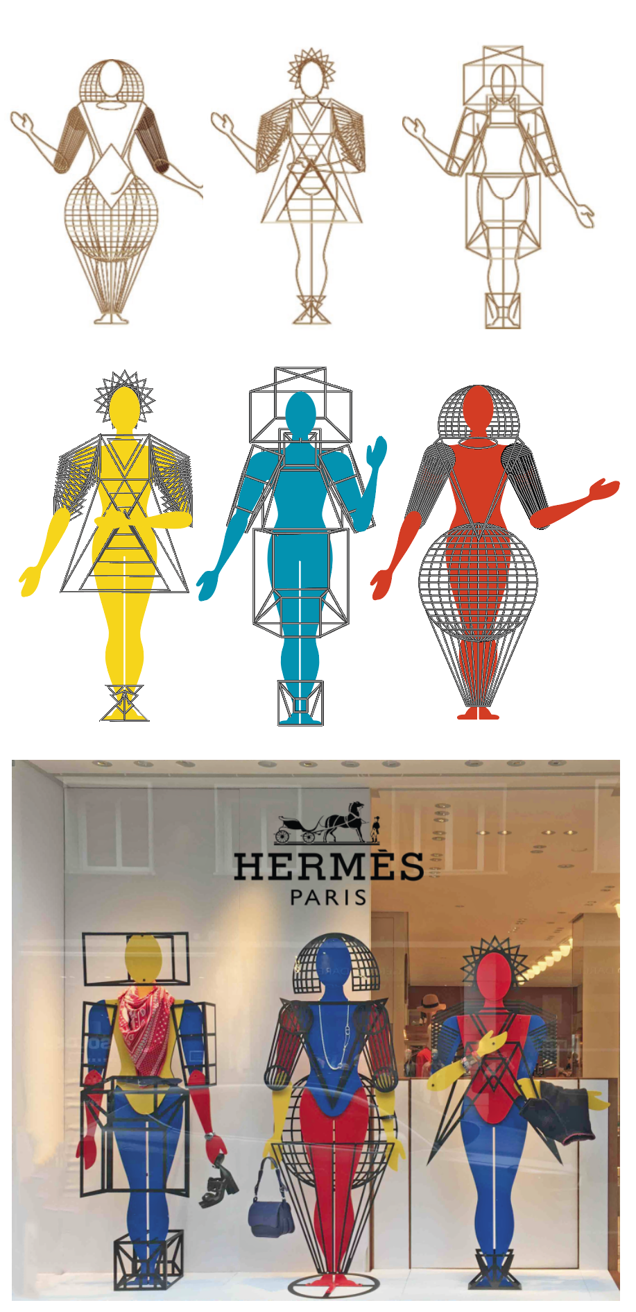 Hermès Ironmen Mondrian
